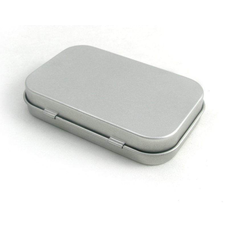 mini hinged lid tin